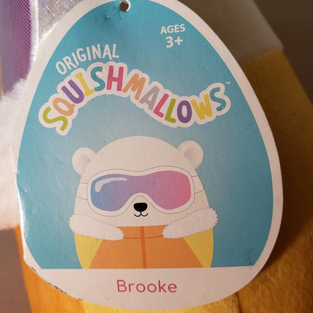 Squishmallow Brooke the Polar Bear. 8" - Picture 3 of 6